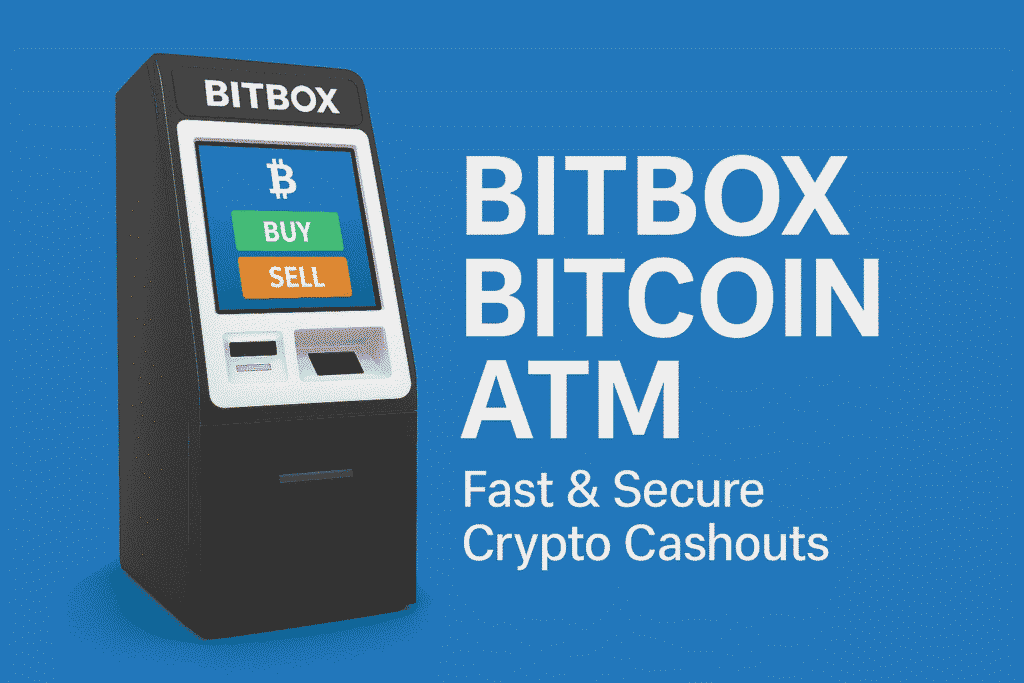 BitBox Bitcoin ATM machine with Buy and Sell options for fast and secure crypto cashouts