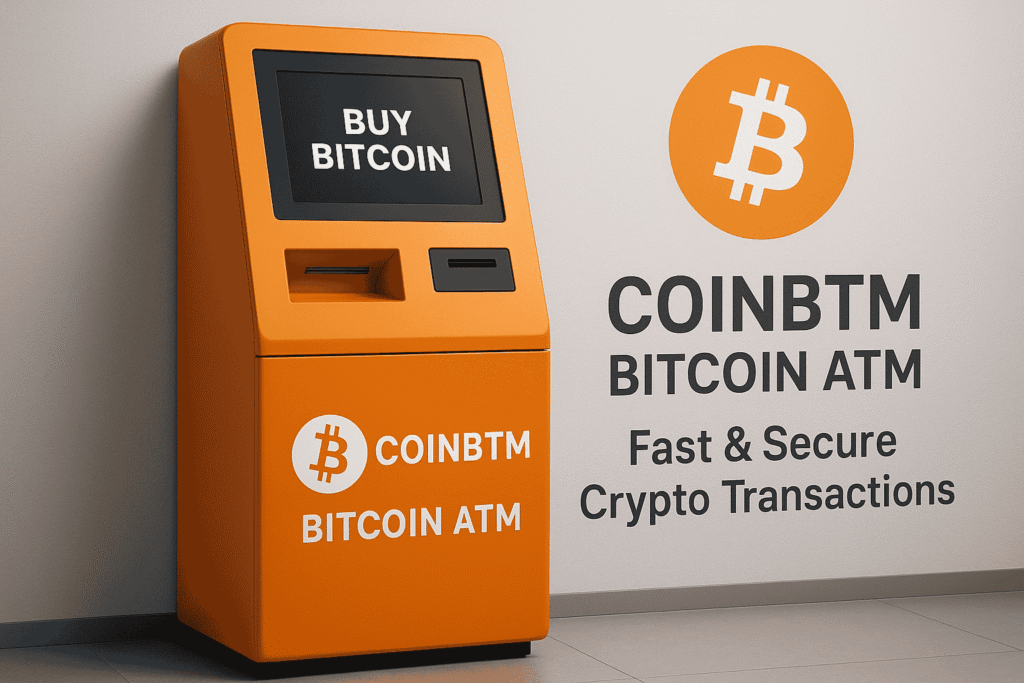 CoinBTM Bitcoin ATM for fast and secure cryptocurrency transactions