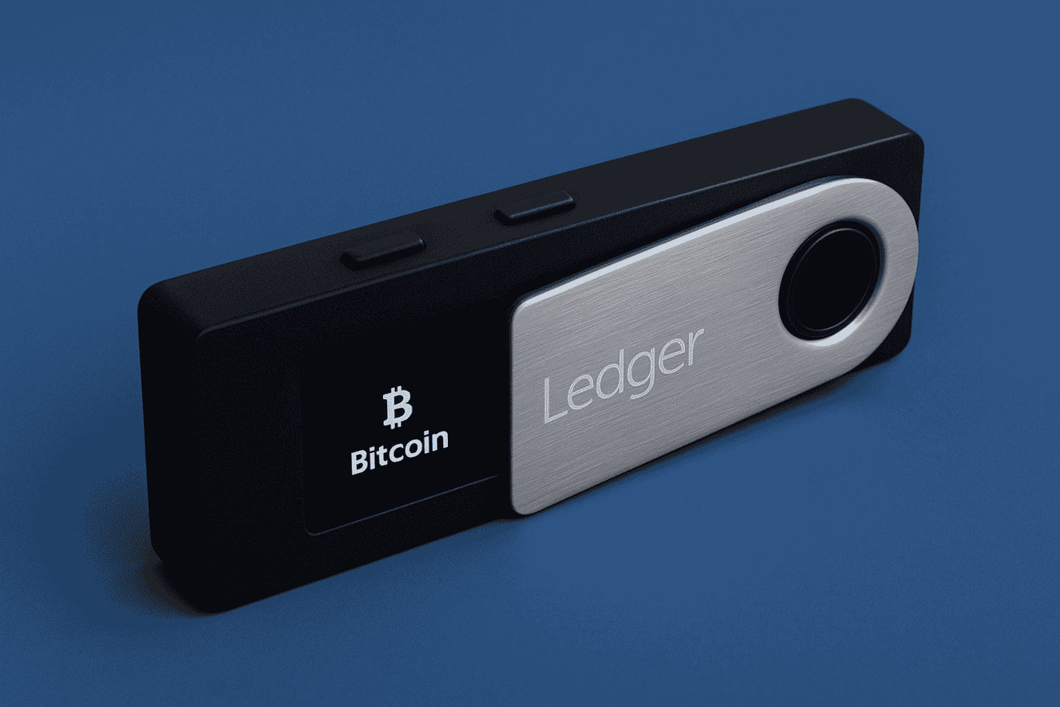Ledger hardware wallet showing Nano S Plus, Nano X, and Stax models used for crypto security